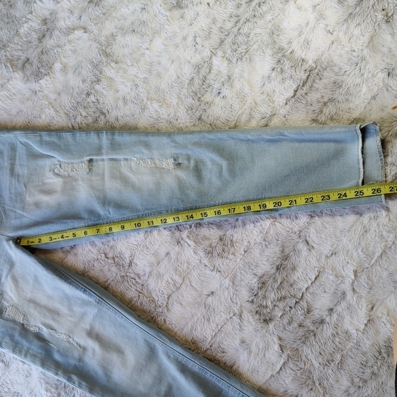 Justice Lightly Distressed Jeans Pant Girl's Size 14. - Picture 13 of 14
